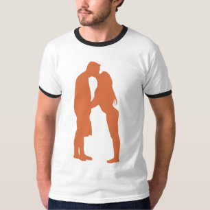 Camiseta Casais beijando
