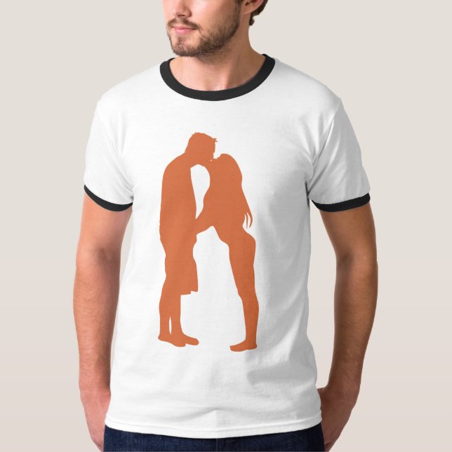 Camiseta Casais beijando (Frente)