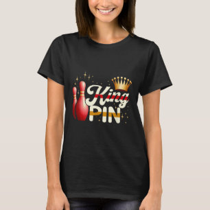 Camiseta Casais Bowler League Boliche King Pin Vestindo Cro