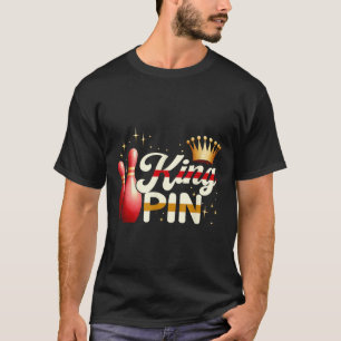 Camiseta Casais Bowler League Boliche King Pin Vestindo Cro