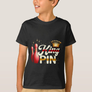 Camiseta Casais Bowler League Boliche King Pin Vestindo Cro