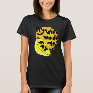 Camiseta Casais Citam Minha Esposa Me Fez Casais Gordos