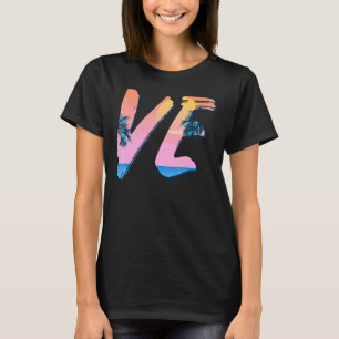 Camiseta Casais Correspondentes Amor Palmeira Dia dos Namor