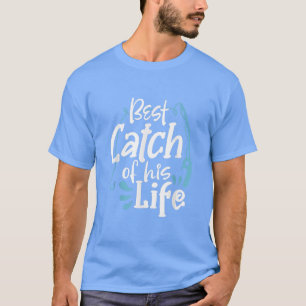 Camiseta Casais Correspondentes Citação Pesca Pescador Peix