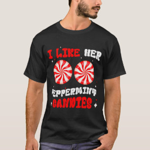 Camiseta Casais Correspondentes Natal Eu Gosto Dela Hortelã