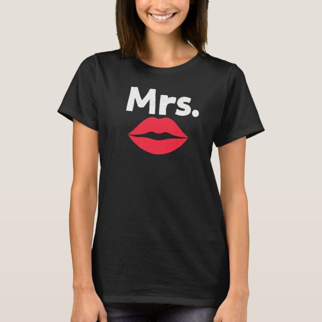 Camiseta Casais da lua de mel Sr. Recem casados Newlywing 2 (Frente)