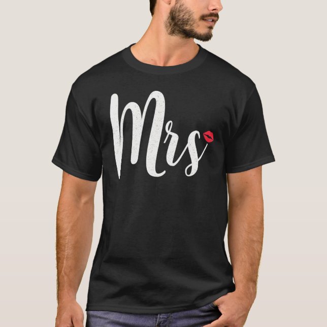 Camiseta Casais da lua de mel Sr. Recem casados Newlywing 2 (Frente)