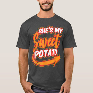 Camiseta Casais de batata Pratos de cozinha com ventilador