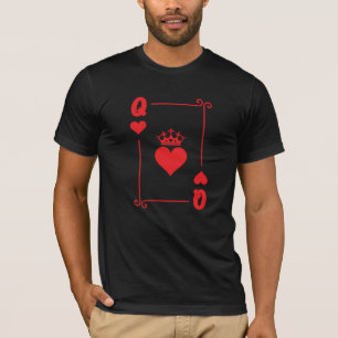 Camiseta Casais de Combinação Figurino Rainha de Corações