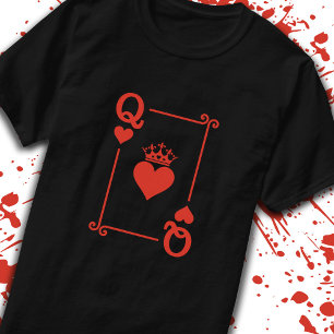 Camiseta Casais de Combinação Figurino Rainha de Corações