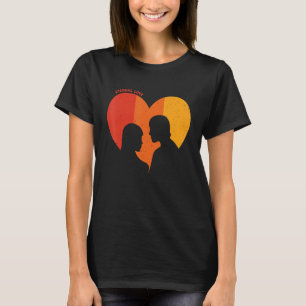 Camiseta Casais de Correspondência de Amor Eterno