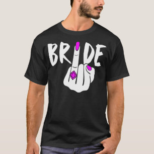 Camiseta Casais de lua de mel Recem casados de noiva femini