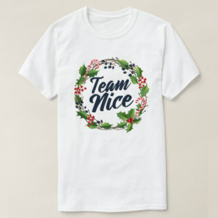 Camiseta Casais de Natal de Belo Engraçado da Equipe