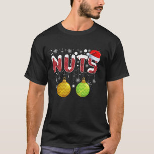 Camiseta Casais De Natal Loucos De Peito Correspondentes A