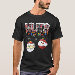 Camiseta Casais De Natal Loucos De Peito Correspondentes A