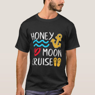 Camiseta Casais de navios de cruzeiro em lua de mel Excelen