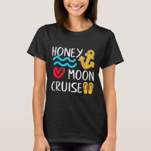 Camiseta Casais de navios de cruzeiro em lua de mel Excelen