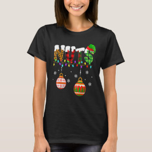Camiseta Casais de tórax Loucos de Natal Castanhas