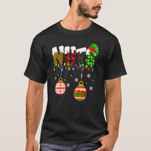 Camiseta Casais de tórax Loucos de Natal Castanhas