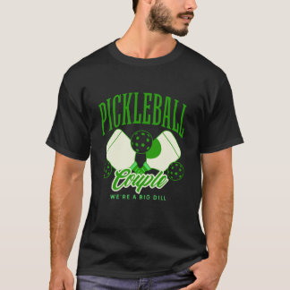 Camiseta Casais Engraçados Pickleball Nós Somos Um Grande D