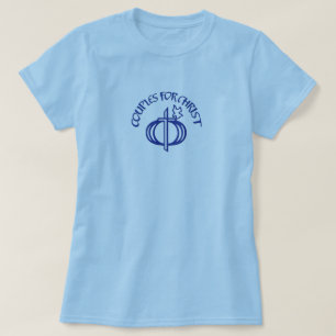 Camiseta Casais para o t-shirt das mulheres do cristo