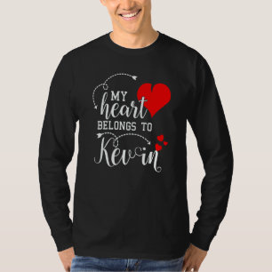 Camiseta Casais que combinam com meu coração pertencem a Ke