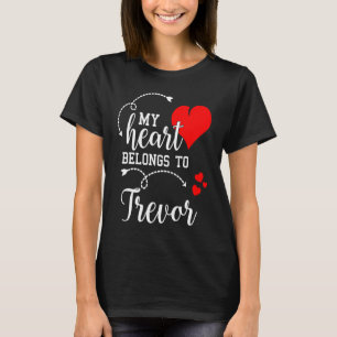 Camiseta Casais que correspondem ao meu coração pertencem a