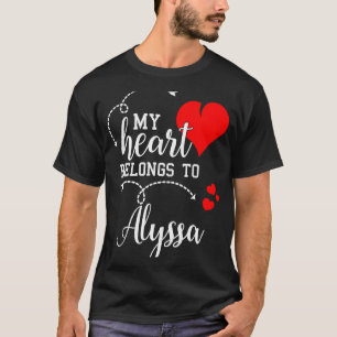 Camiseta Casais que correspondem ao meu coração pertencem a
