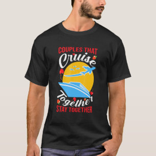 Camiseta Casais Que Cruzam Juntos Permanecem Juntos, Retroc