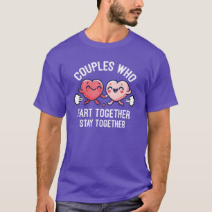Camiseta Casais Que Peiden Juntos Permanecem Juntos - Diver