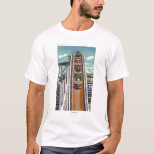 Camiseta Casais que vão abaixo do passeio das voltas do vôo