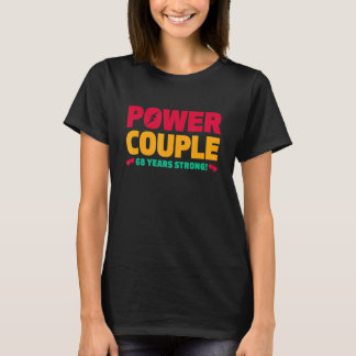 Camiseta Casal 68 anos casado Hus de 68 anos
