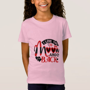 Camiseta Casal Art I Love You To Moon
