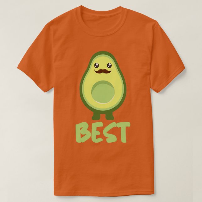 Camiseta Casal Avocado Melhor  Metade do Casal (Frente do Design)