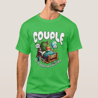 Camiseta Casal Bonito Cacto E Balão Motivação Amor gif