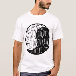 Camiseta Casal Capricorn Scorpio yin yang zodiac