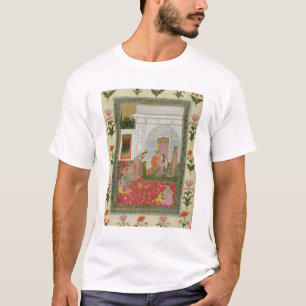 Camiseta Casal com assistentes e os músicos fêmeas
