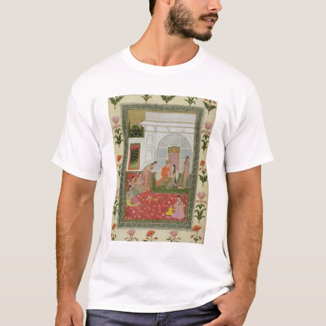 Camiseta Casal com assistentes e os músicos fêmeas (Frente)