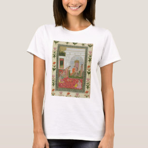 Camiseta Casal com assistentes e os músicos fêmeas