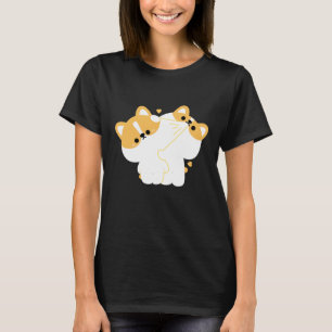 Camiseta Casal Corgi