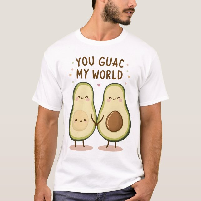 Camiseta Casal Cute Avocado (Frente)