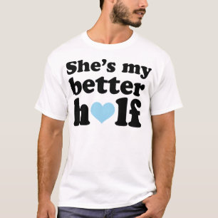 Camiseta Casal Cute Outra Metade Dela