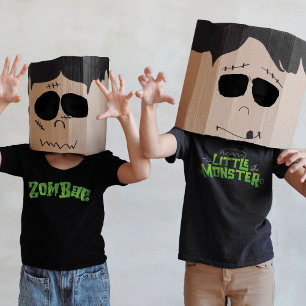 Camiseta Casal Da Família Halloween Correspondendo Zombae Z