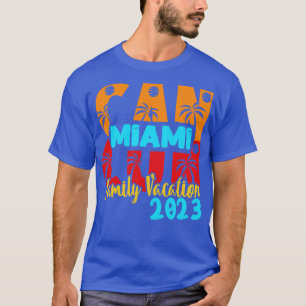Camiseta Casal da Família Miami Summer Matching Ho em Cancu