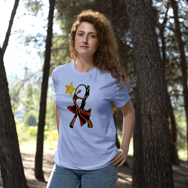 Camiseta Casal dançante (Criador carregado)