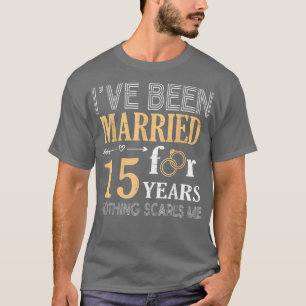 Camiseta Casal De Anel, Casado Há 15 Anos Nada