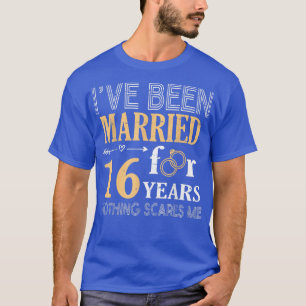 Camiseta Casal De Anel, Casado Há 16 Anos Nada