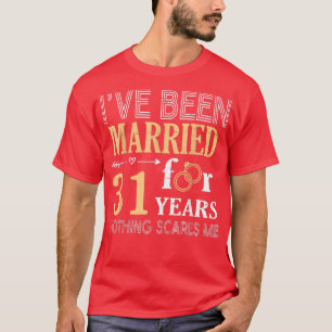 Camiseta Casal De Anel, Casado Há 31 Anos Nada