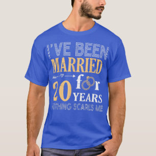 Camiseta Casal De Anel Que Eu Sou Casado Há 20 Anos Nada