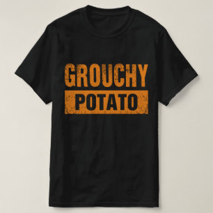 Camiseta Casal de Batata Mal-Humorada no Dia de Ação de Gra